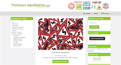 Desktop Screenshot of panneaux-signalisation.com